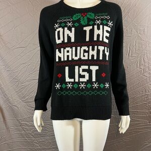 L.O.L. Vintage Black 'Naughty List' Sweater
